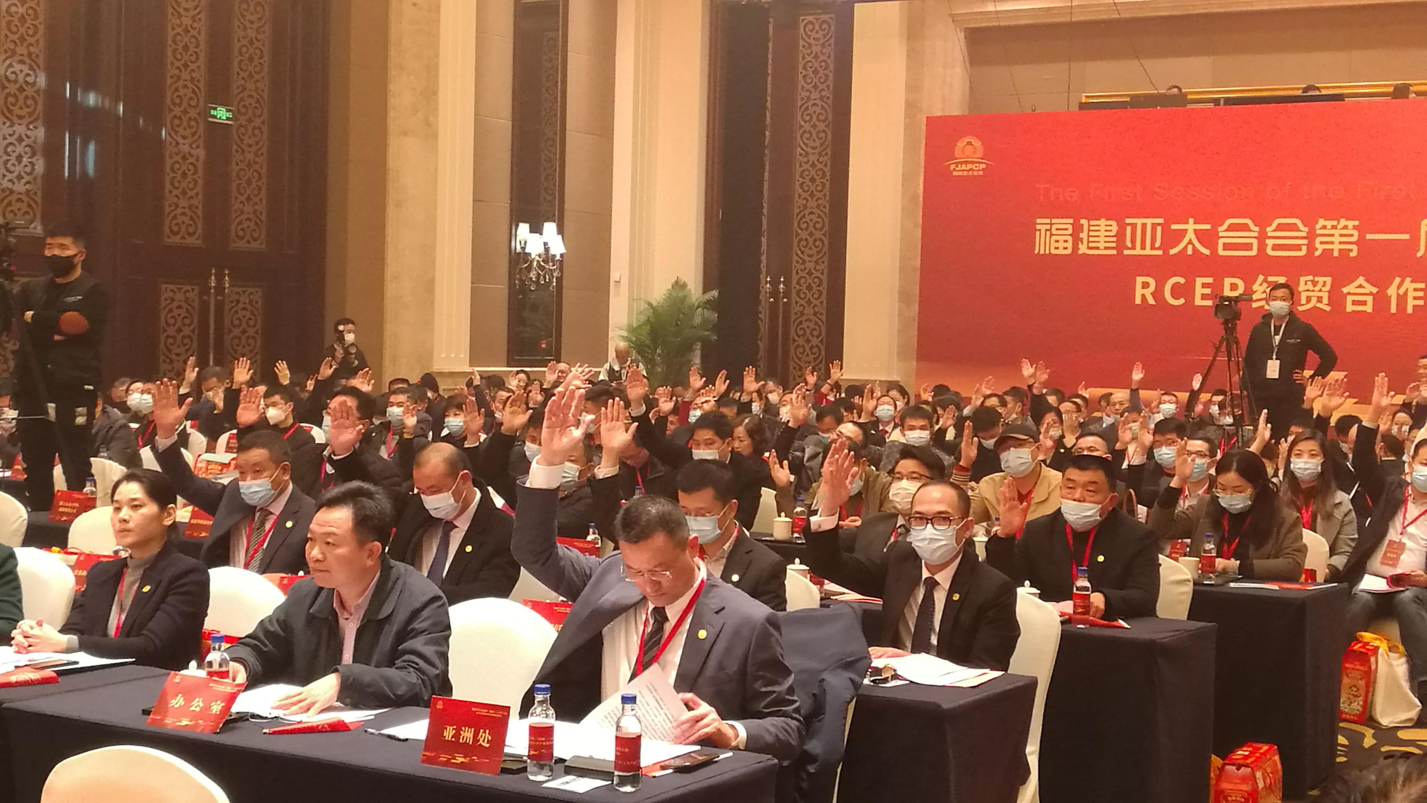 RCEP经贸合作发展促进会议在榕举行 福建亚太合会同日成立