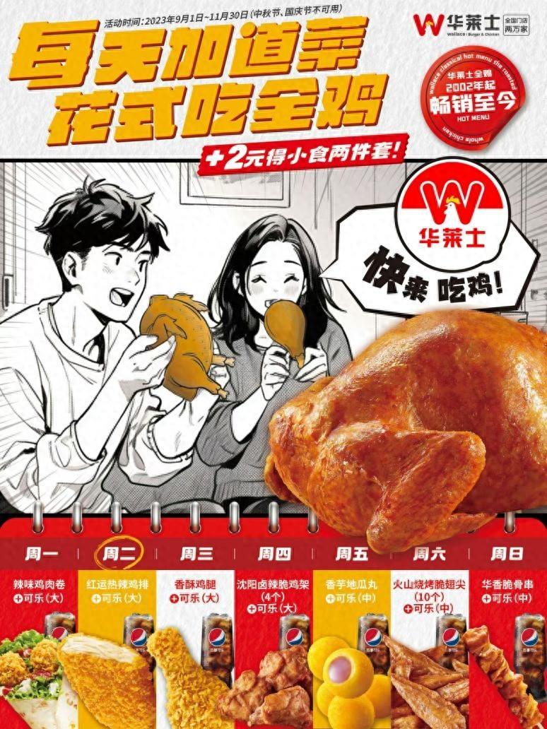 华莱士引发“吃鸡热” 花式吃鸡你挑战了吗？